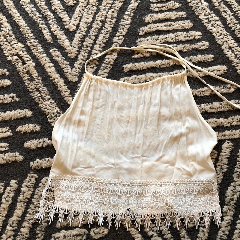 White tank with low back